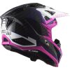 LS2 MX703 X-FORCE-06 CARBON-6K VICTORY off-road helma fluo-růžová
